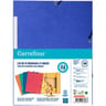 Carrefour lot de 5 chemises élastiques 3 rabats 24x32 cm cartonnées