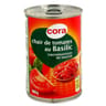 Cora chair de tomates au basilic en boîte 1/2 400g