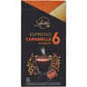 Carrefour sélection café capsules compatibles nespresso espresso caramella intensité n° 6 x10 - 52g