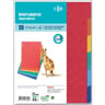 Carrefour 6 intercalaires 21x29.7 cm A4 carte lustrée