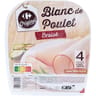 Carrefour original blanc de poulet braisé x4 120g