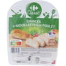 Carrefour classic' emincés d'aiguillettes de poulet 2 barquettes  - 150g