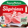Fleury Michon jambon le supérieur label rouge conservation sans nitrite 4 tranches 160g