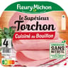 Fleury Michon jambon le torchon conservation sans nitrite 4 tranches 140g