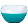 Saladier square lagon 25 cm