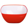 Saladier square rouge 14 cm