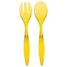Lot de 2 couverts à salade coloris jaune