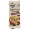 Carrefour original madeleines longues coeur chocolat 240g