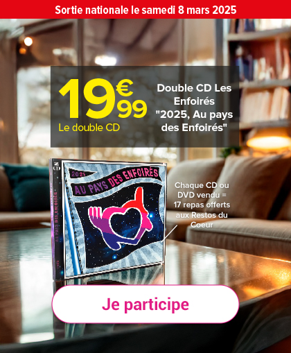 Les enfoirés CD et DVD