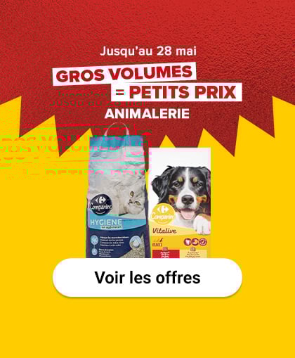 Animalerie Gros volumes