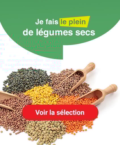 Faîtes le plein de légumes secs