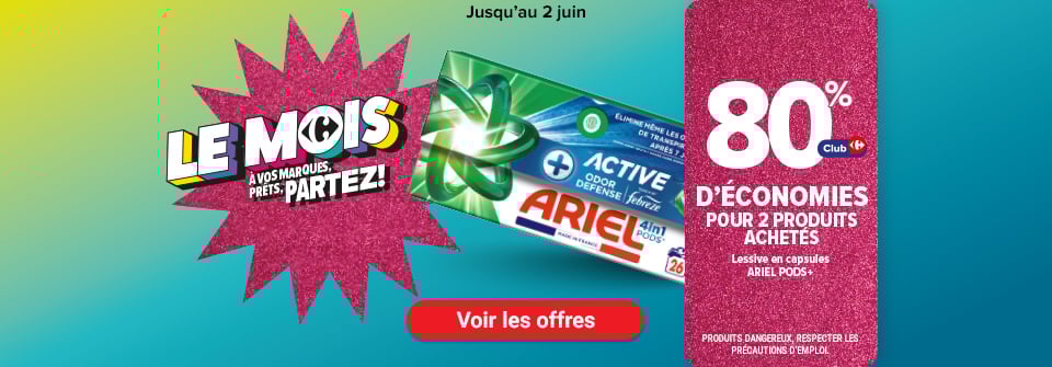 Meilleures promos jusqu'au 02 juin