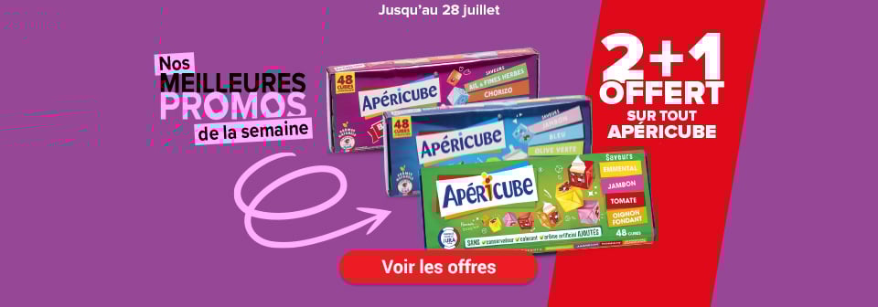 Meilleures promos jusqu'au 28 juillet