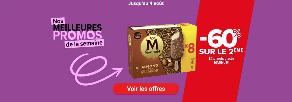 Meilleures promos jusqu'au 11 août