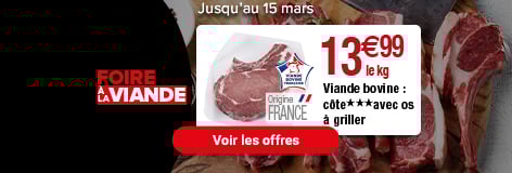 Foire à la viande jusqu'au 15 mars
