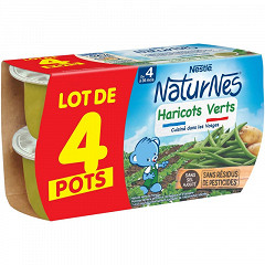 Nestle Naturnes Petits Pots Bebe Potiron Des 4 6mois 4x130g