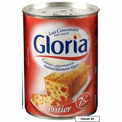 Gloria Lait 1 2 Ecreme Concentre Non Sucre 4 Mat Gr 3x410g Gloria Lait 1 2 Ecreme Concentre Non Sucre 4 Mat Gr 3x410g