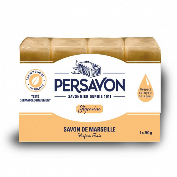 Persavon Savon De Marseille Glycerine 4 X 0g Persavon Savon De Marseille Glycerine 4 X 0g