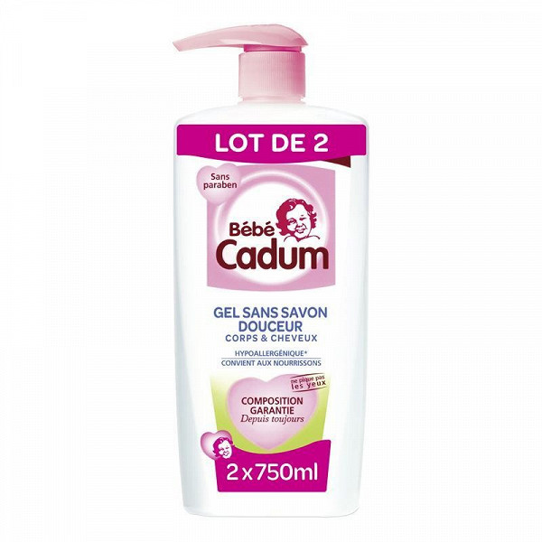 Cadum Bebe Shampooing Douche Corps Et Cheveux 2x750ml Cadum Bebe Shampooing Douche Corps Et Cheveux 2x750ml