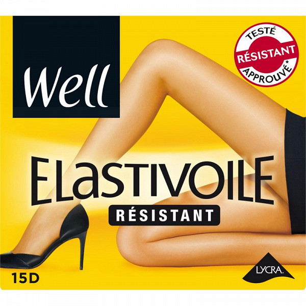 Collant transparent résistant élastivoile Well GAZELLE T2 Collant transparent résistant élastivoile Well GAZELLE T2