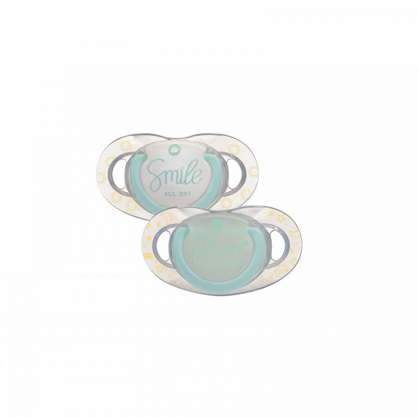 Sucette Dental Safe Silicone 0 6m X2 Bicolore Bebe Confort