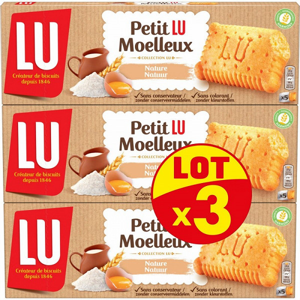 Petit Lu Gateau Moelleux Nature 4g