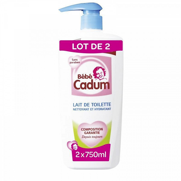 Cadum Bebe Lait De Toilette 2x750ml Cadum Bebe Lait De Toilette 2x750ml