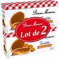 Bonne Maman Tartelette Chocolat Caramel Lot 2x270g Bonne Maman Tartelette Chocolat Caramel Lot 2x270g