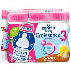 Candia Baby Lait Croissance 3 Bio Bp 1l X6 Candia Baby Lait Croissance 3 Bio Bp 1l X6