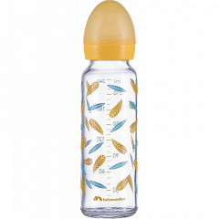 Biberon Col Etroit Verre 240ml Silicone T1 3 Vitesses Bebe Confort