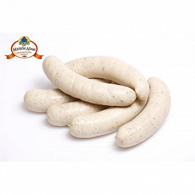 Saucisse blanche a griller au persil superieur