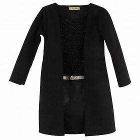 Robe manches longues NOIR 3 ANS