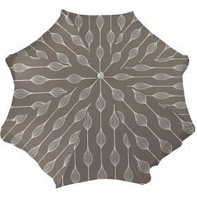 Anjosa parasol 180/8/22/25 mat inclinable aluminium elunia taupe