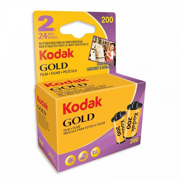 200 Iso 24 Poses Film dimpression Gold 