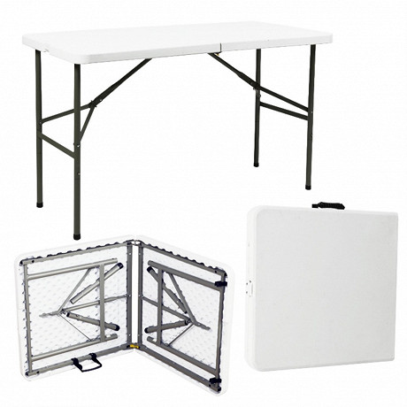 Table pliante rectangulaire en résine