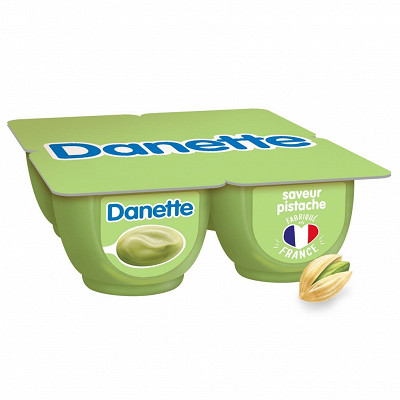 Danone Danette saveur pistache 4x125g