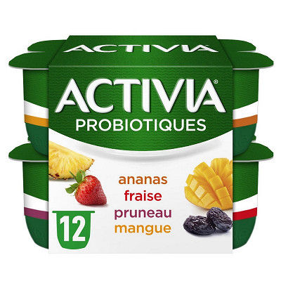 Danone Activia bifidus fruits panachés 12x125g