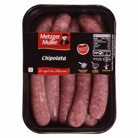 Metzger Muller chipolatas spécial grillade 720g