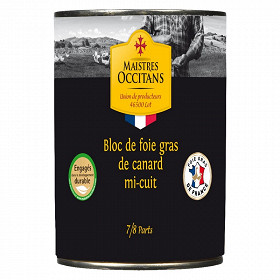Maistres Occitans bloc de foie gras de canard 400g