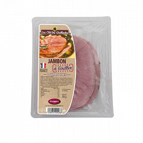 Les gourmets jambon herbes à griller 2 tranches 200 g