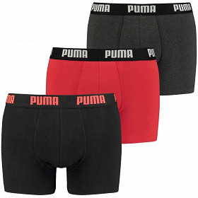 Lot de 3 boxers homme Puma 001 BLACK RED XL