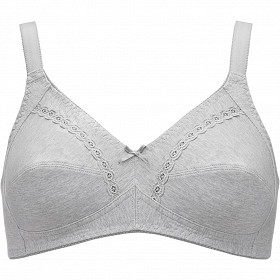 Soutien-gorge sans armature GRIS CHINE 105B