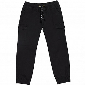 Pantalon toile cargo BLACK 14 ANS