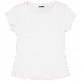 Tee shirt manches courtes femme BLANC T46 8