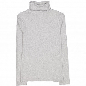 Sous pull manches longues femme GRIS CHINE CLAIR T46 8