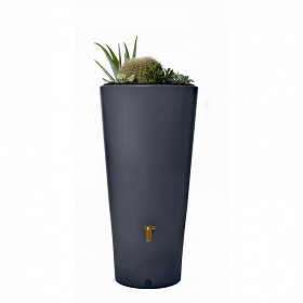 Réservoir vaso 2en 1, 220 litres graphite avec bac à plantes intégré