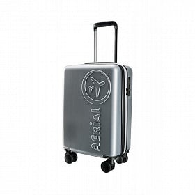 Valise rigide 55cm gris silver aerial