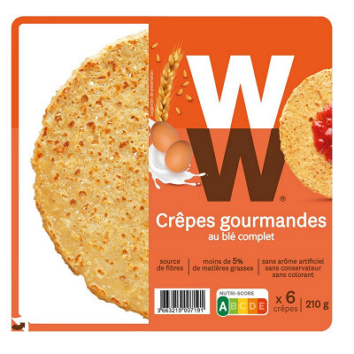 WeightWatchers WW crêpes gourmandes 6x35g