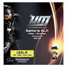 Um batterie lb5l-b/ 12v-5ah-cca:55a 2k