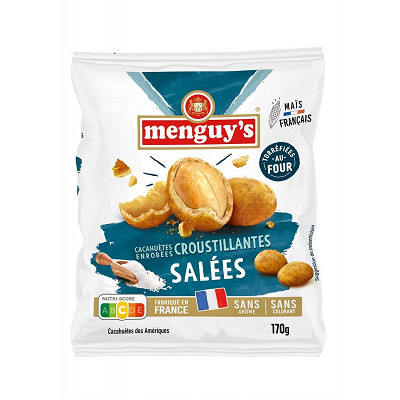 Menguy's Menguy's cacahuètes enrobées salées 170g